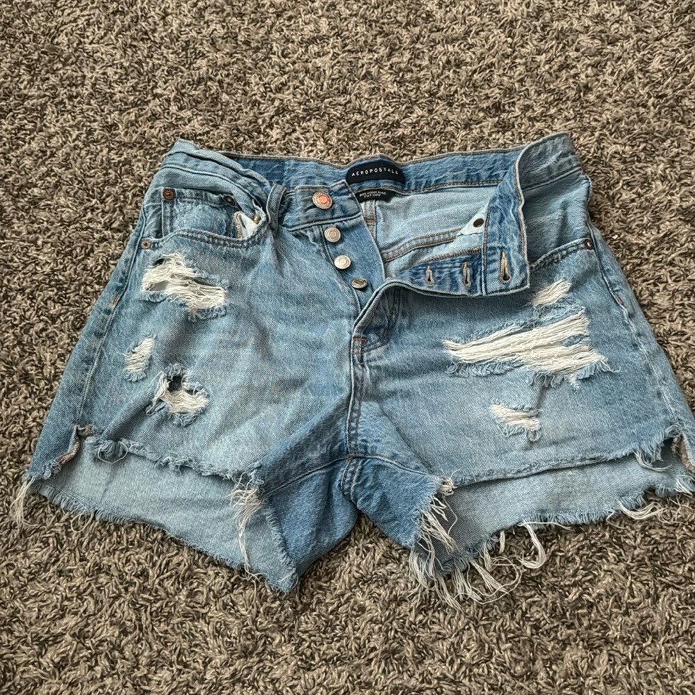 aeropostale 90s cut off jean shorts